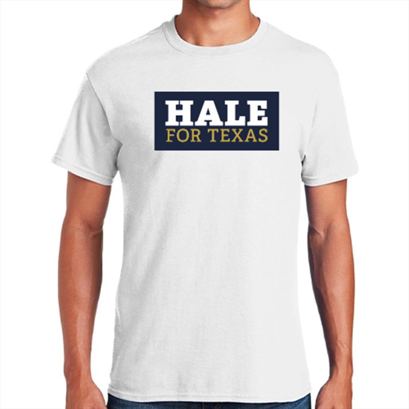 White Cotton T-Shirt - Stacked